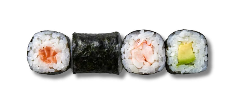 Avo / Prawn / Salmon Maki