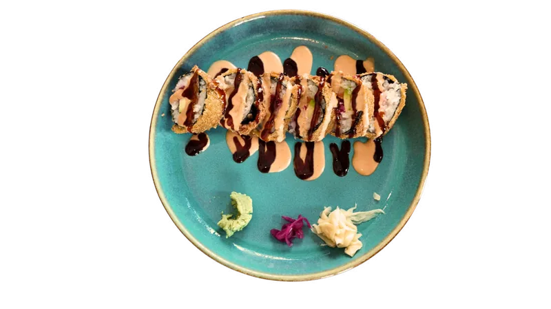 Saucy Panko Salmon Futomaki